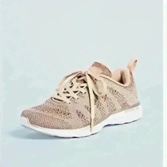 APL Athletic TechLoom Propulsion Labs Pro Womens Rose Gold Sneakers Size 8 - Picture 6 of 16